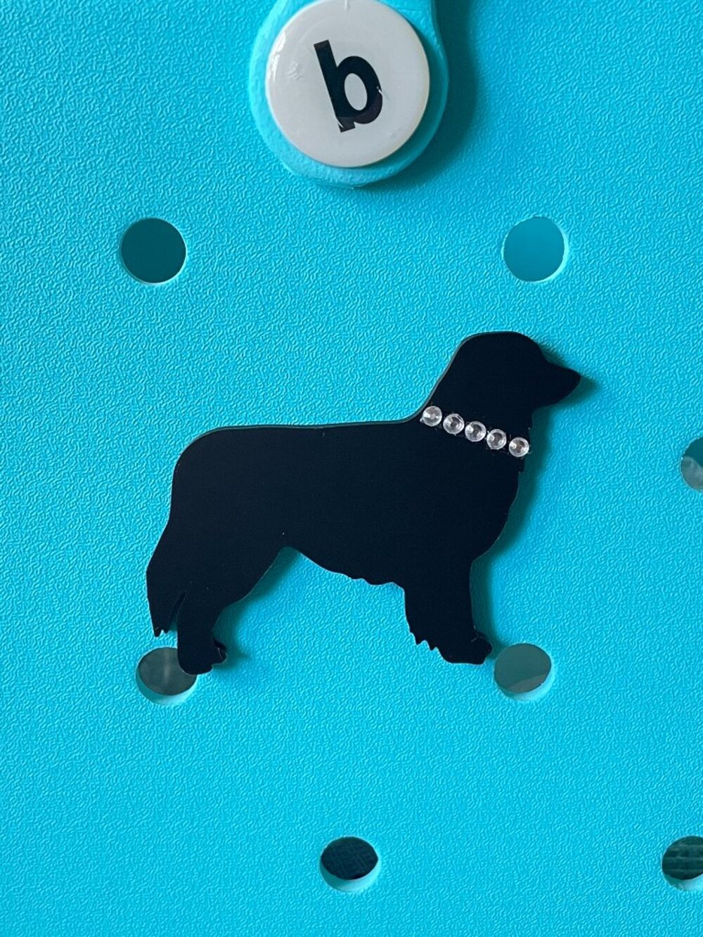 Rhinestone Collar Dog Bogg Charm-Retriever Bogg Charm-Golden Lab Bogg Charm-New